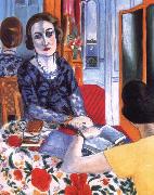 Henri Matisse Baroness portrait oil painting on canvas